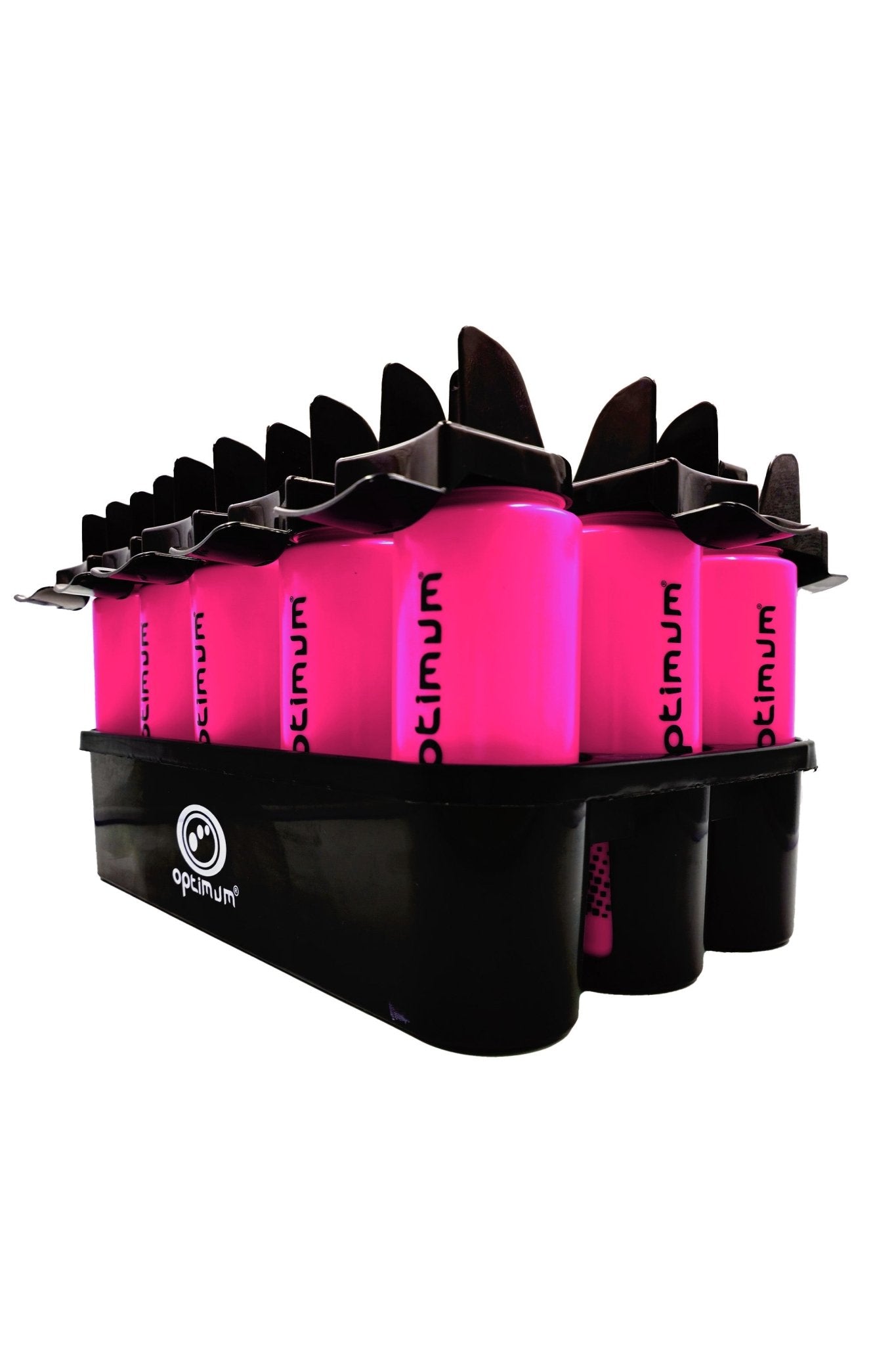 Bottle Carrier Set with 12 Reusable Sports Bottles – Team & Gym Use - Optimum