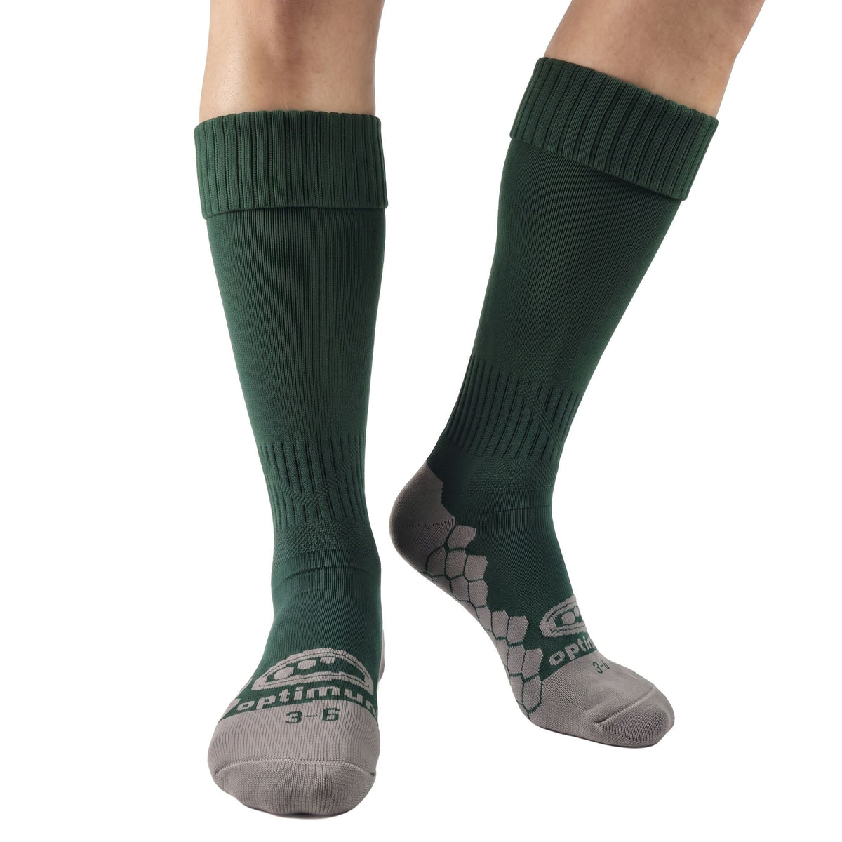 Classico knee-length football socks in bottle green - Optimum