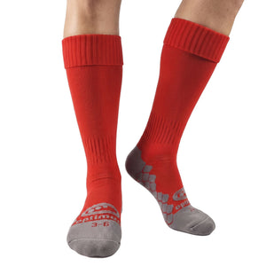 Classico knee-length football socks in red - Optimum