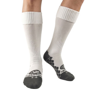 Classico knee-length football socks in white - Optimum