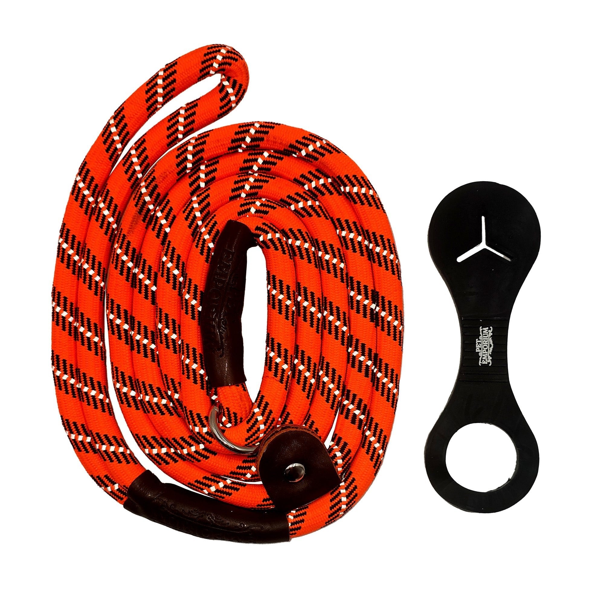 Durable Dog Lead – Adjustable Slip Loop, 150cm, Poop Bag Holder - Optimum