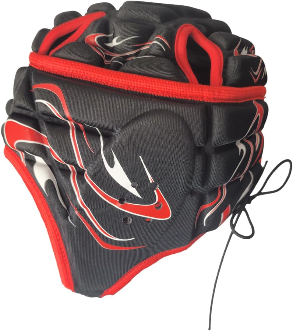 Inferno Rugby Headguard Red – Durable, Breathable, Secure Fit - Optimum
