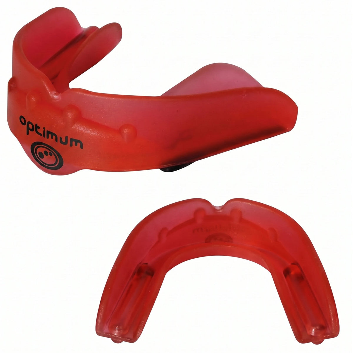 Red Optimum Matrix sports mouthguard, image 2 of 3 - Optimum