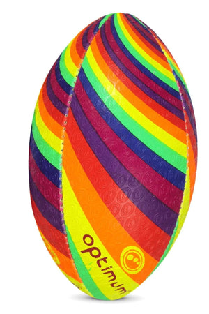 Cartoon Rugby Ball – Illustrated Kids' Training Ball, Multiple Designs - Optimum