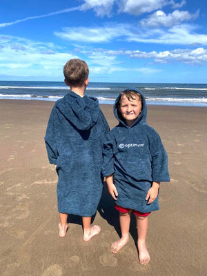 Drywrap Hooded Towel Robe – Thick, Quick-Dry, Beach Changing Poncho - Optimum