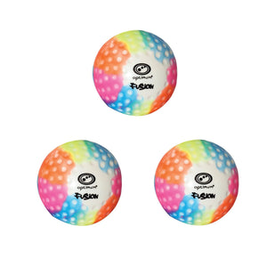 Fusion Hockey Balls – Seamless PVC Dimple & Smooth - Optimum