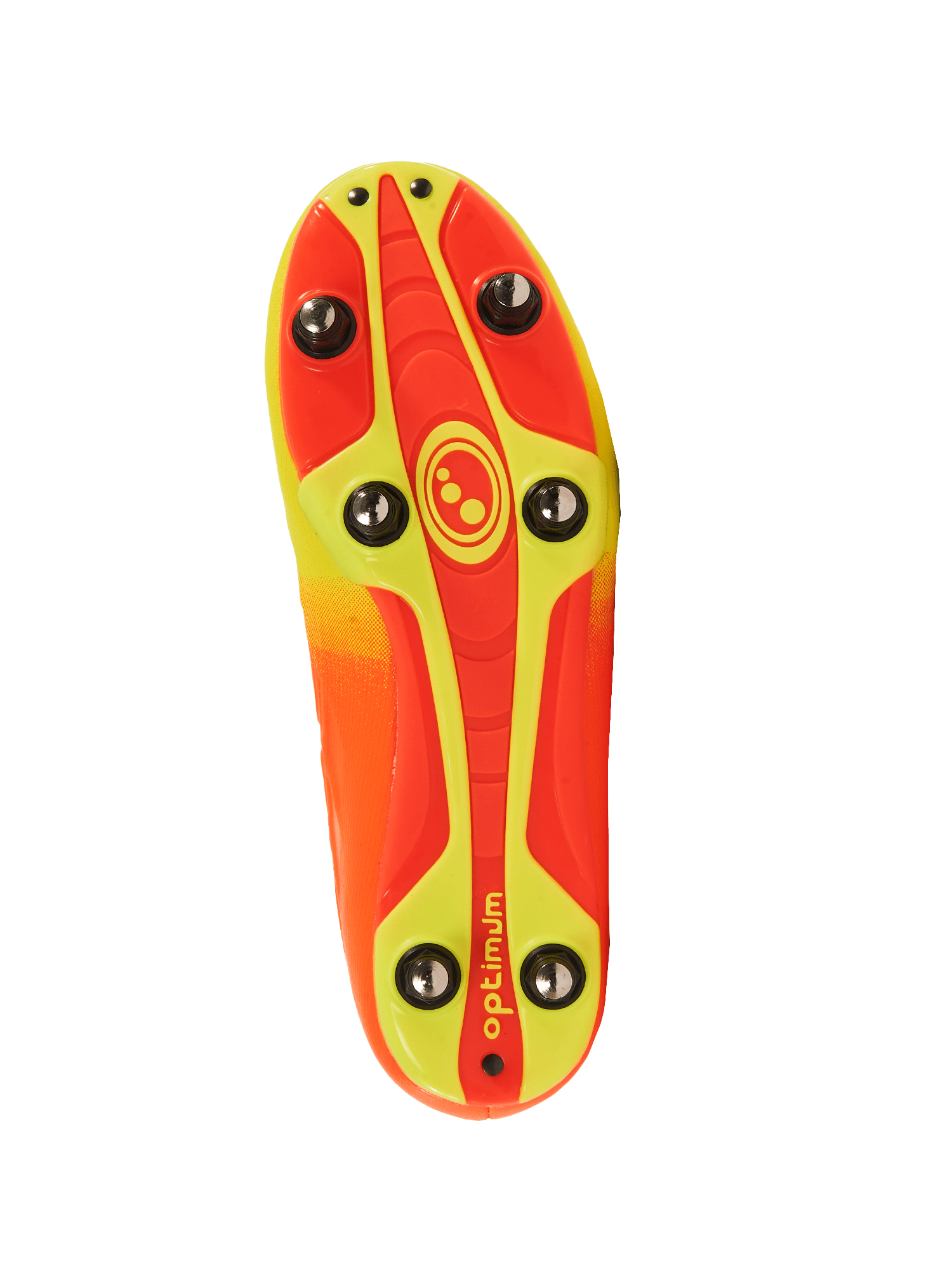 Junior Ignisio 6 Stud Football Boots – Yellow/Orange Easy Fasten - Optimum