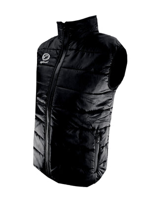 Quilted Puffer Gilet Black – Lightweight Water-Resistant Vest - Optimum