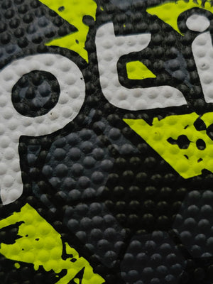 Street Basketball Size 7 – Black/Yellow, Durable Grip for All Surfaces - Optimum