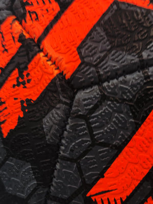 Street Football Size 3 – Black/Orange, Durable Grip Ball for All Surfaces - Optimum