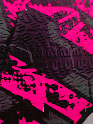 Street Rugby Ball – Black/Pink, Size 3 - Optimum