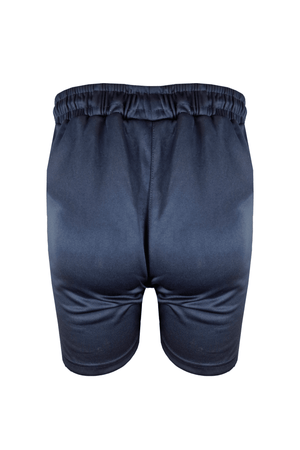 Tempo Athletic Leisure Shorts – Quick-Dry Black & Navy - Optimum