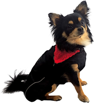 Waterproof Dog Jacket – Fleece-Lined, Reflective, Adjustable Fit - Optimum