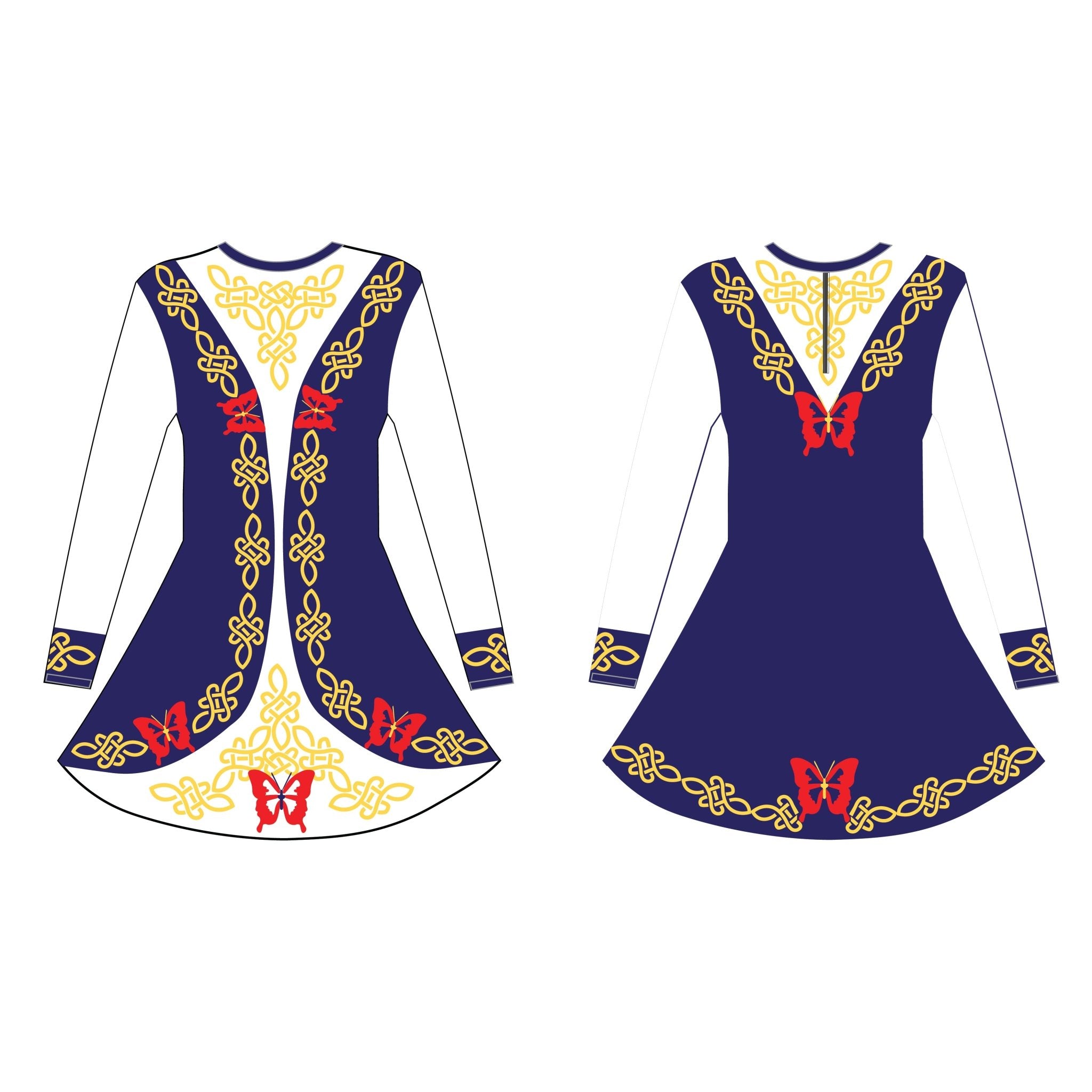 Scoil Rince Aogain Dance Dress - Optimum