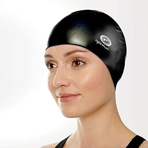 Black Swimming Cap - Optimum