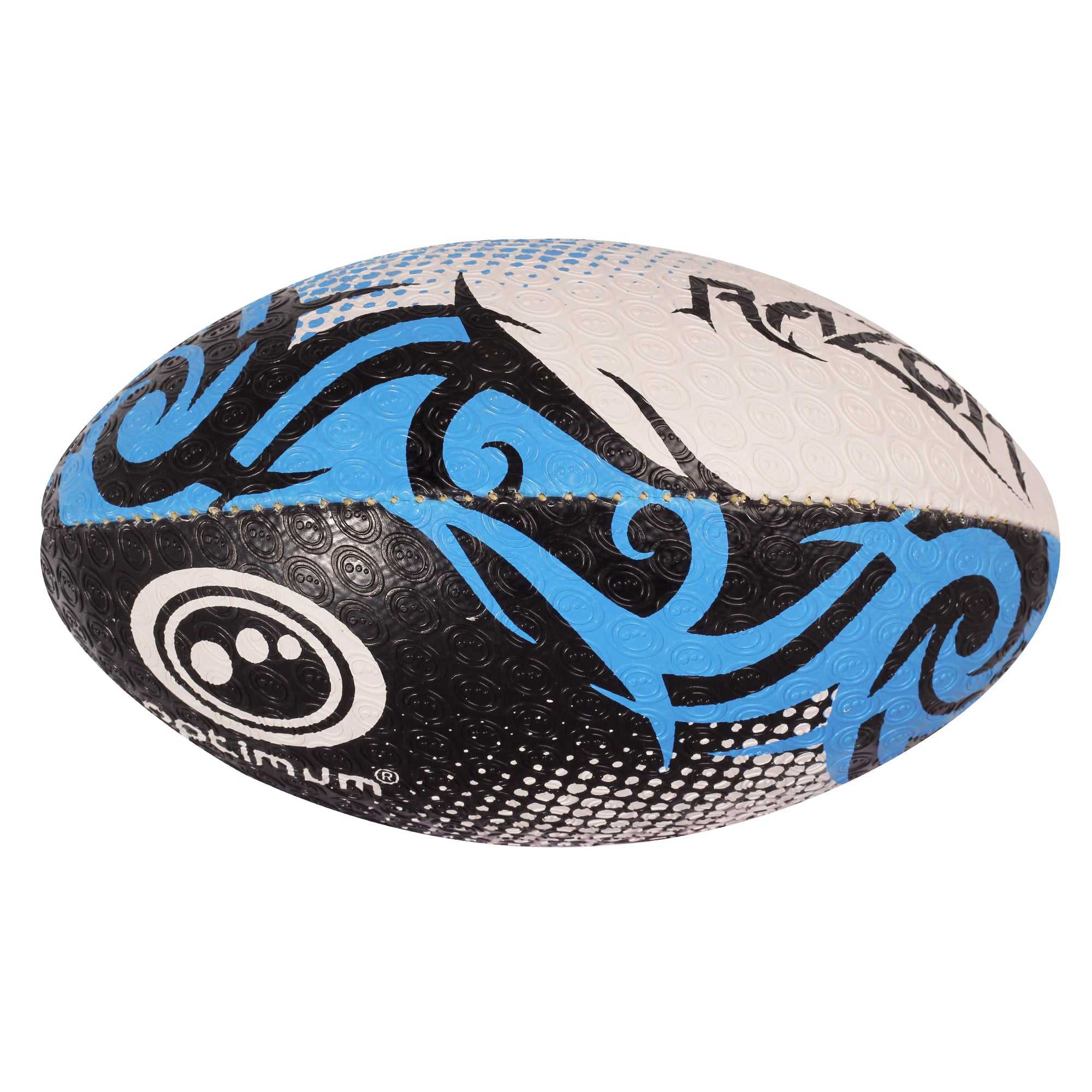 Bulk Optimum Men Razor Rugby Ball Black/Blue - 10/20/30 Pack