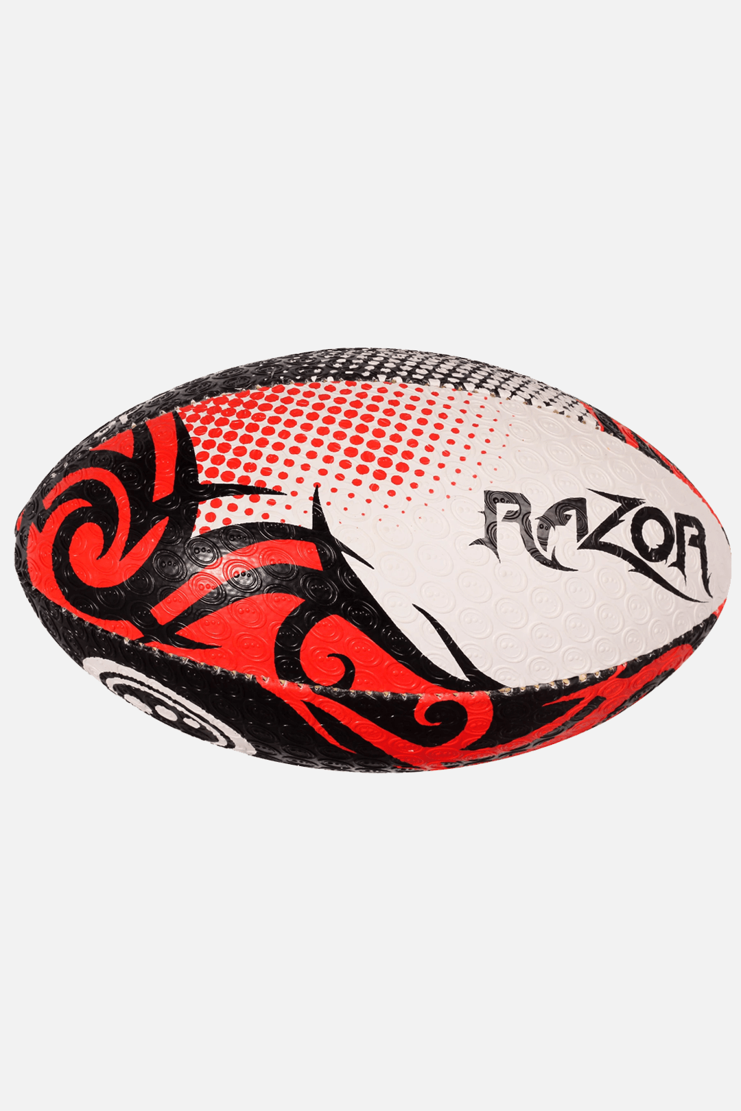 Bulk Razor Rugby Ball Red – 10/20/30 Pack with Free Pump & Carrier - Optimum