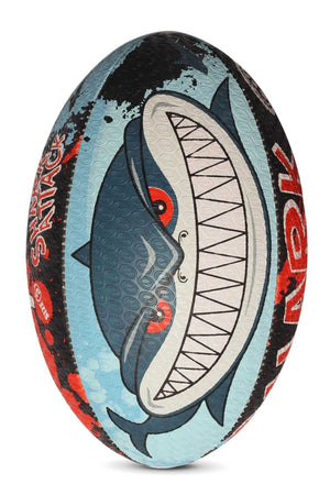 Cartoon Rugby Ball – Illustrated Kids' Training Ball, Multiple Designs - Optimum