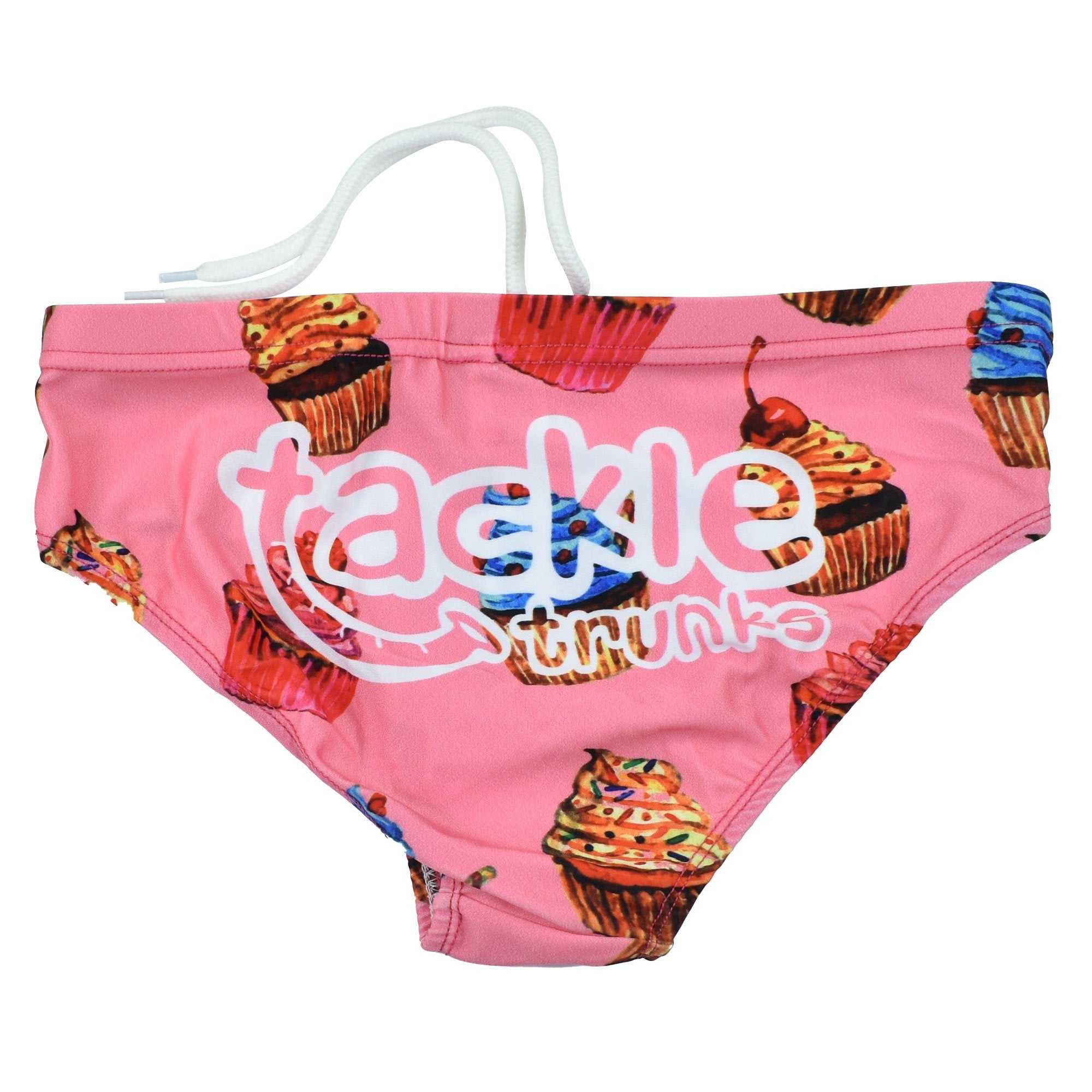 Cup Cakes Tackle Trunks with Drawstring and Stretch Fit Design - Optimum