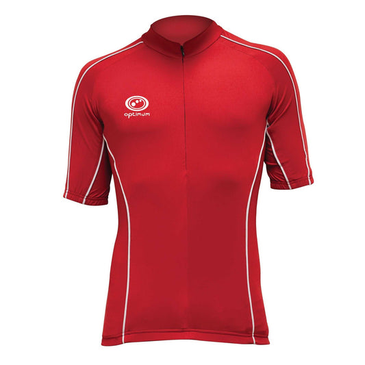 Hawkley Short Sleeve Cycling Jersey Red - Optimum 2000