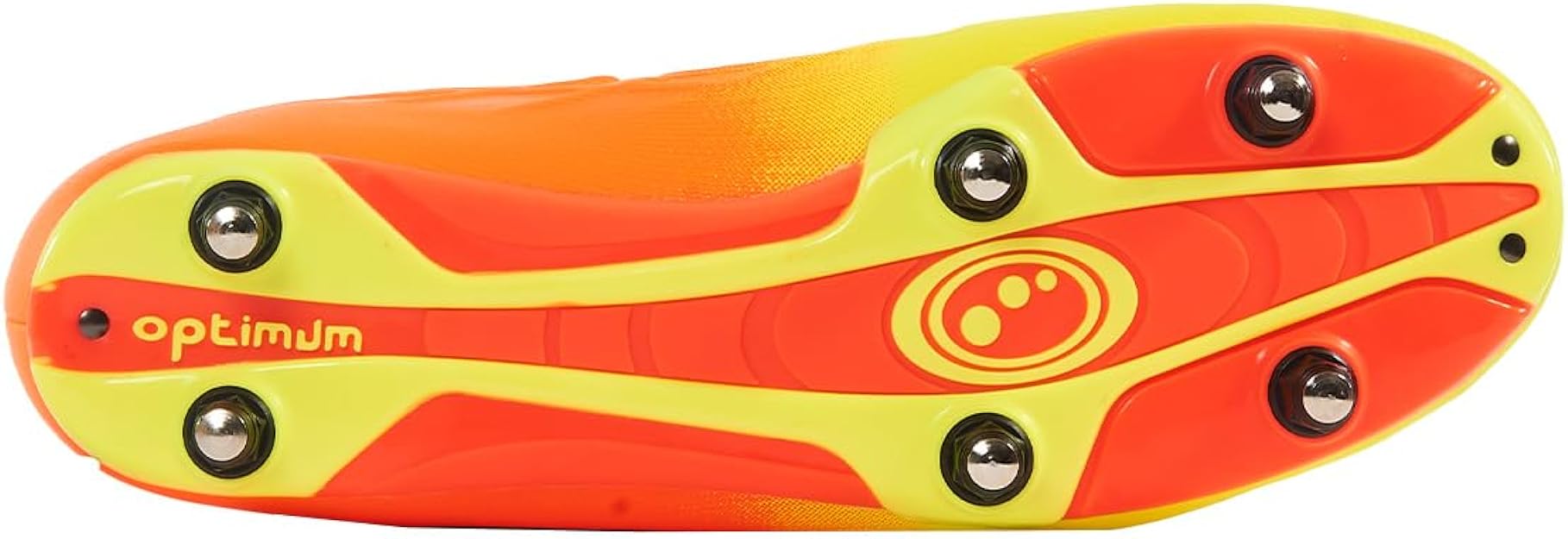 Ignisio Junior 6 Stud Lace-Up Football Boot Yellow/Orange - Optimum