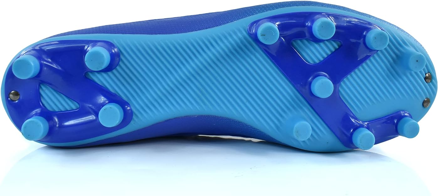 Junior Arctic Blue Ignisio Lace Up Rugby Boot with Sock Collar - Optimum