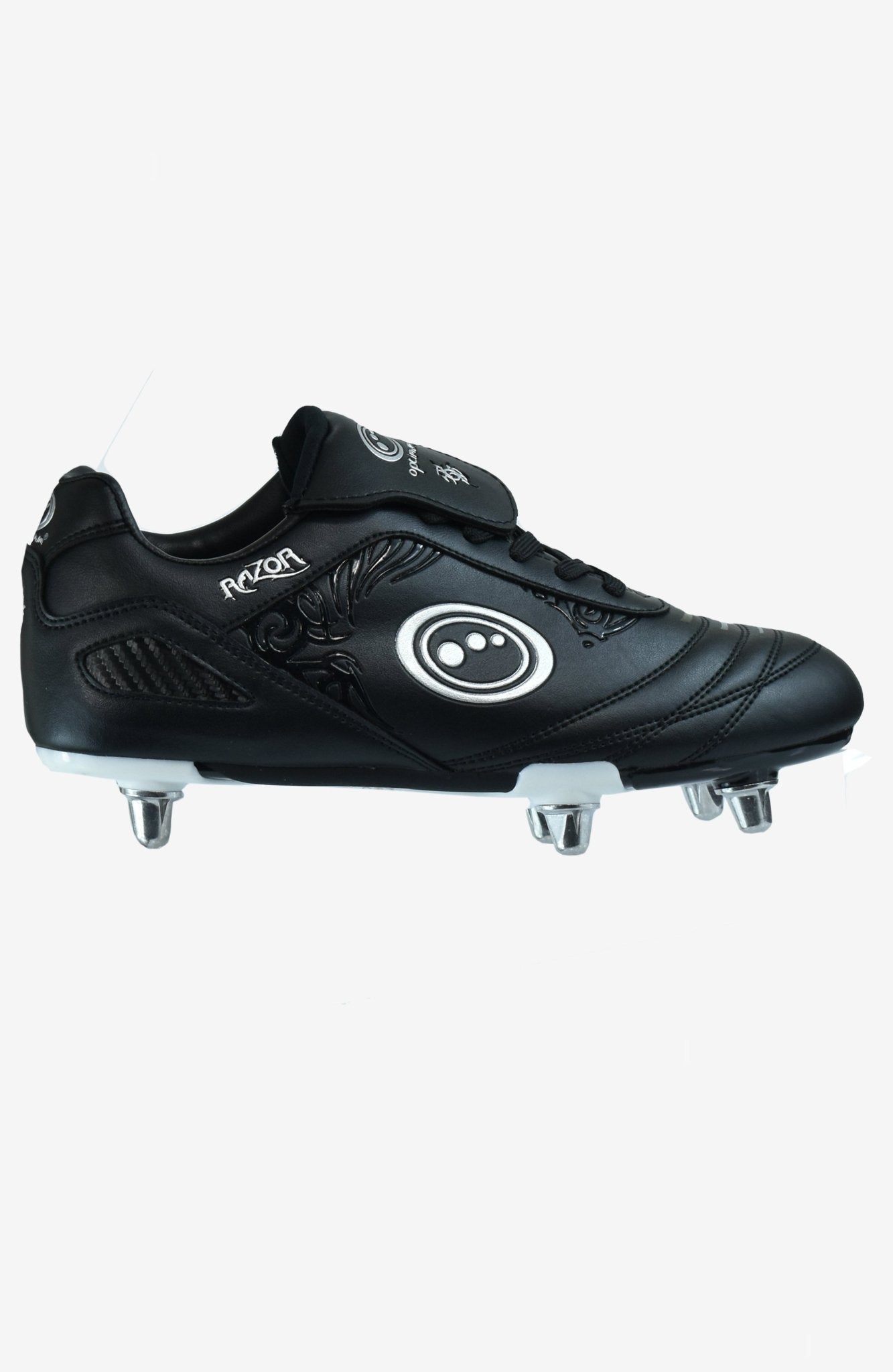 Junior Razor Lace Up 6 Stud Rugby Boot - Optimum