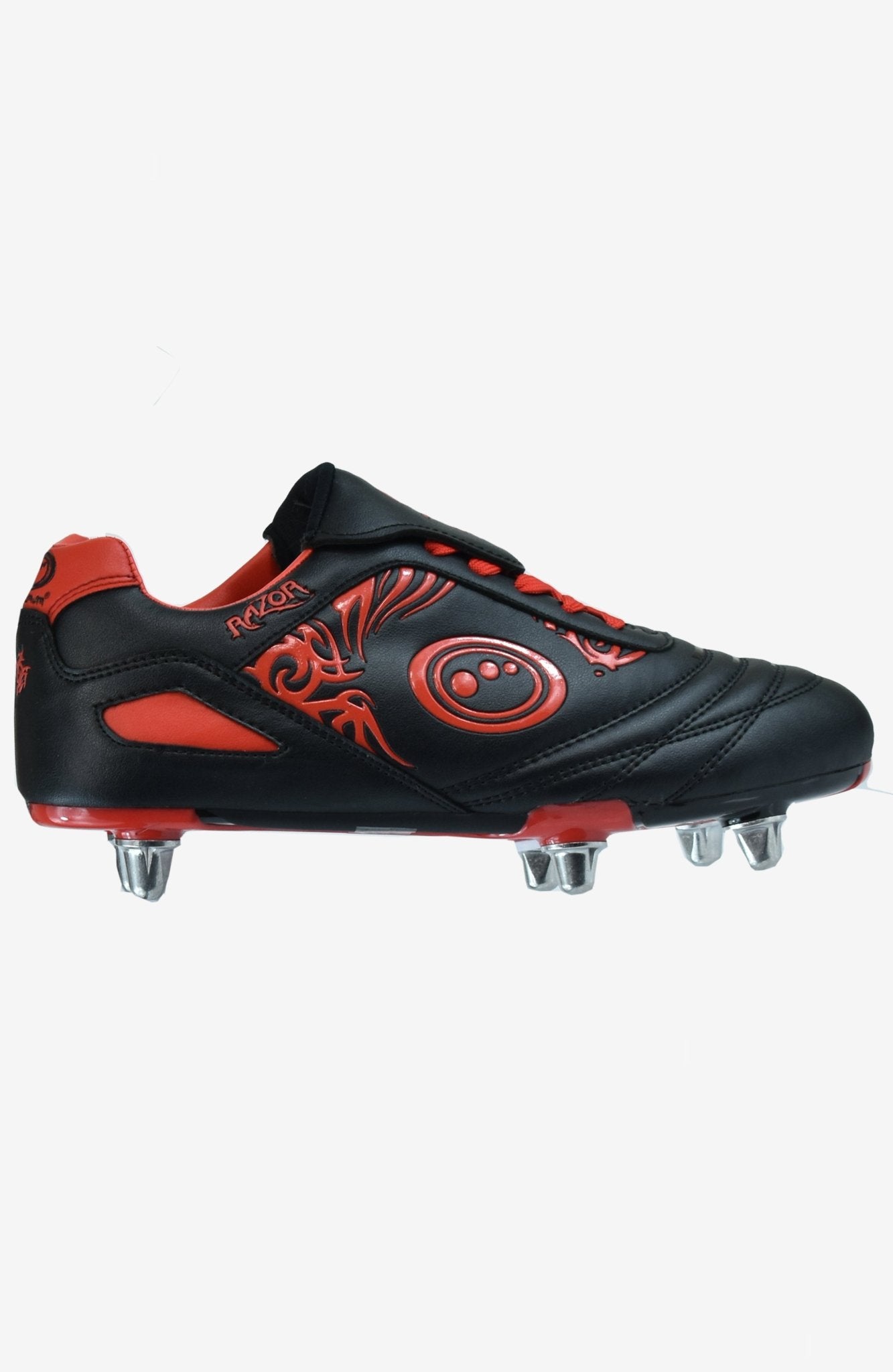 Junior Razor Lace Up 6 Stud Rugby Boot - Optimum