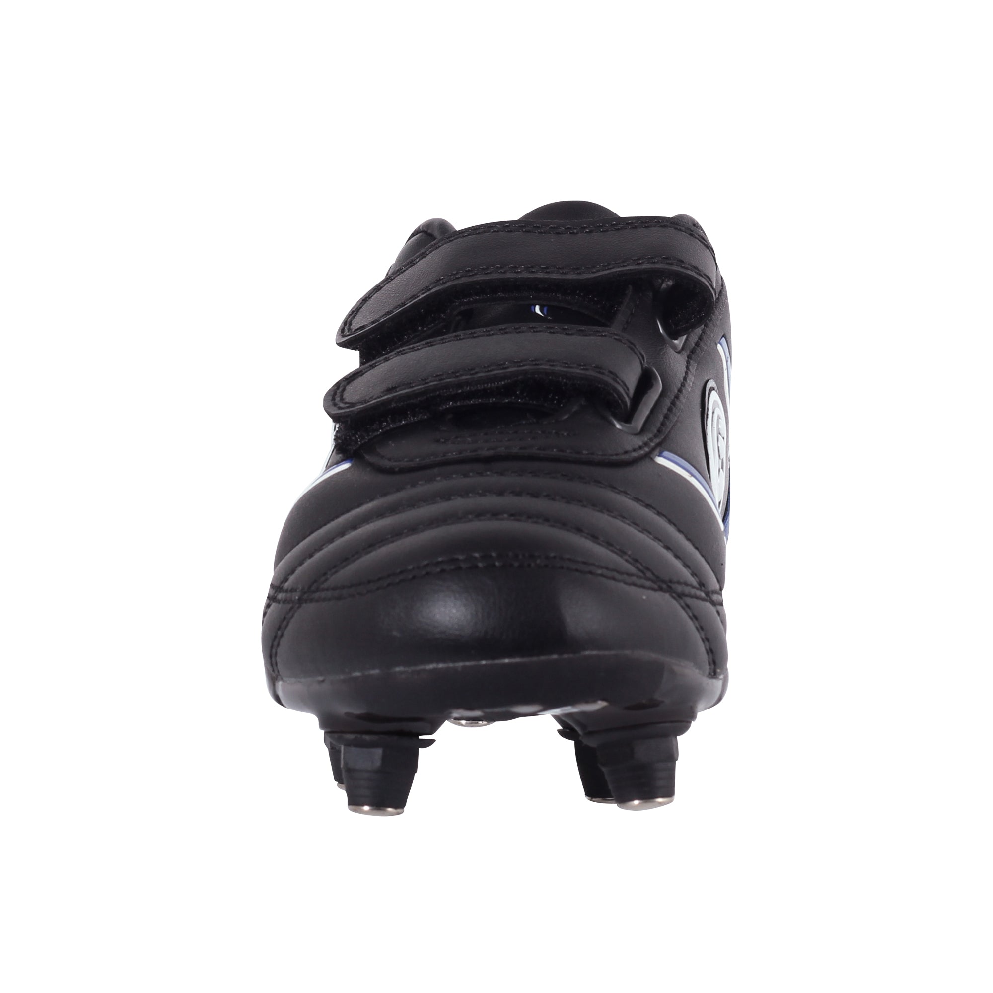 Junior Tribal 6 Stud Football Boots Blue – PU Upper & Ergonomic Fit - Optimum