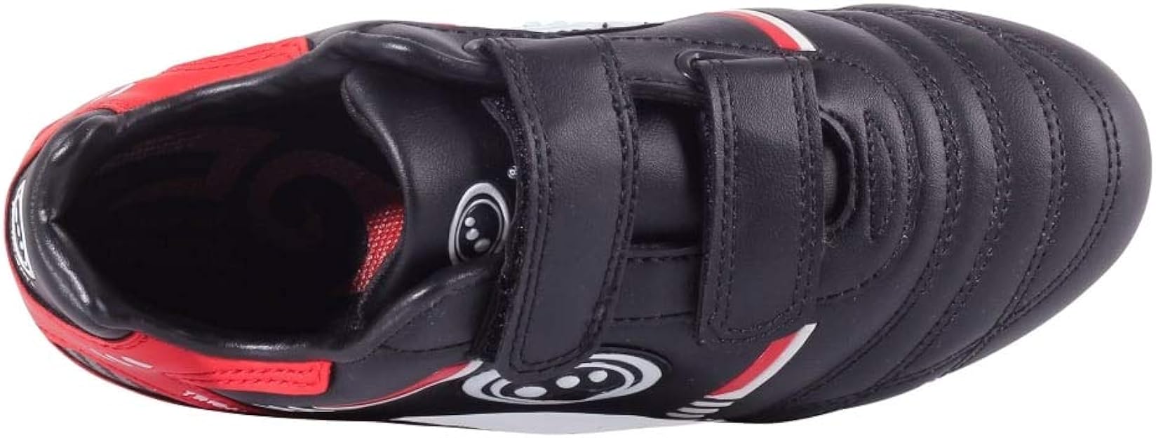 Junior Tribal Football Boot 6 Stud Red/Black - Optimum