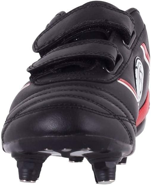 Junior Tribal Football Boot 6 Stud Red/Black - Optimum