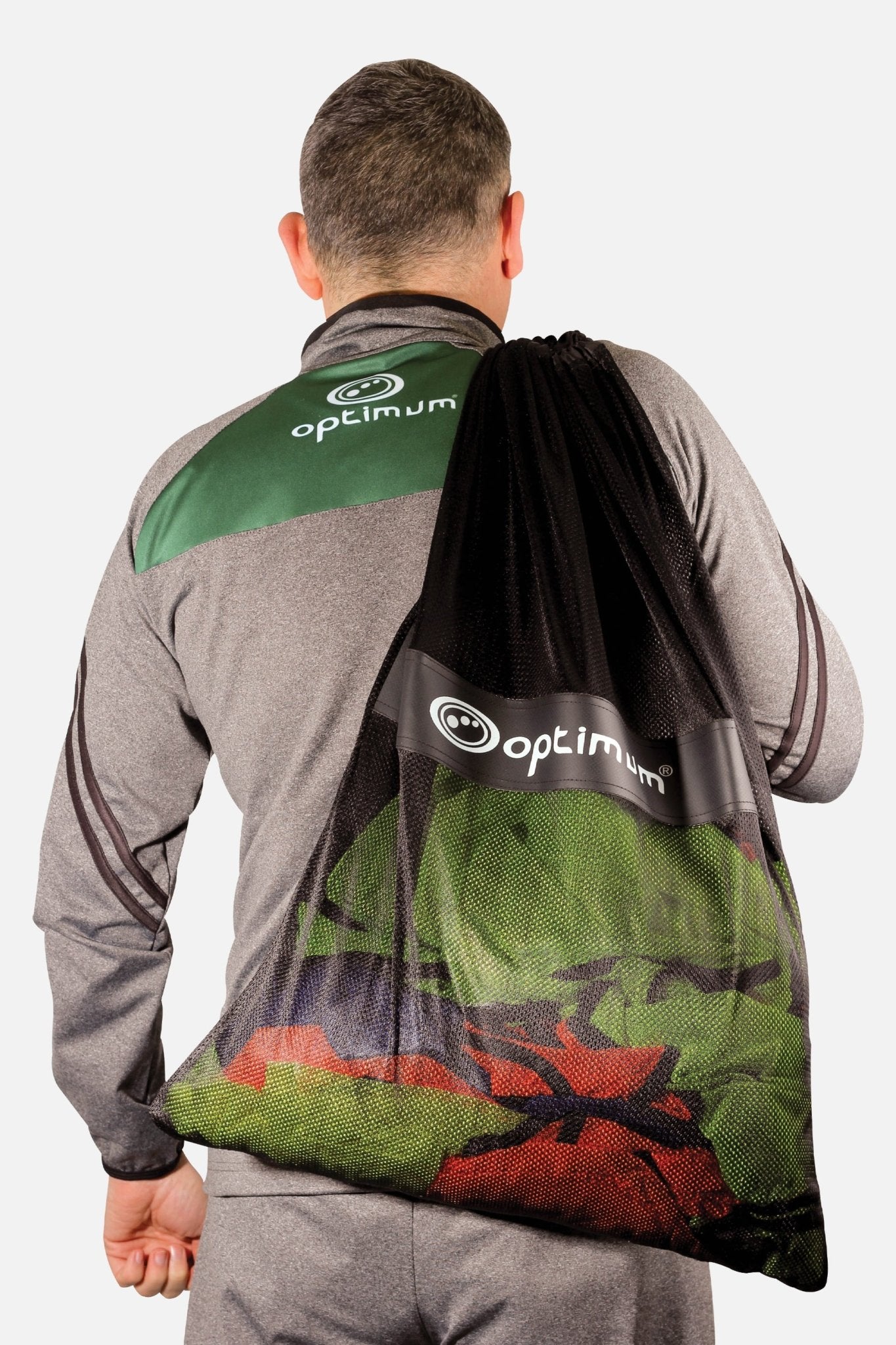 Optimum Men's Mesh Training Bib Bag - Lightweight and Sturdy Moisture Wicking Bib Bag - Optimum