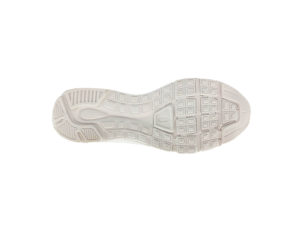 Mesh Top School Trainer Lace Up White - Optimum