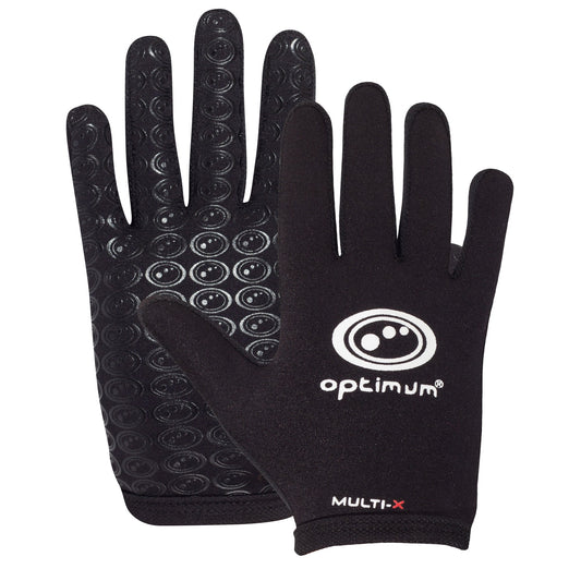 Multi-X Full Finger Glove Black - Optimum 2000