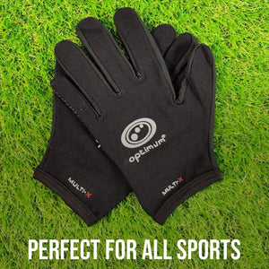 Multi-X Full Finger Glove Black by Optimum Sport - Optimum
