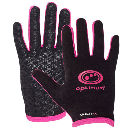 Multi-X Full Finger Glove Pink - Optimum 2000
