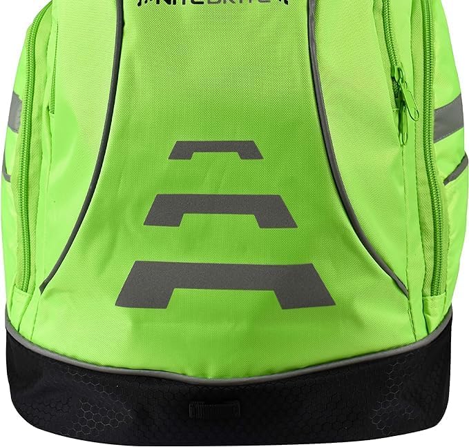 Waterproof Reflective 25L Backpack – Fluro Green, Outdoor, Multi-Pocket - Optimum