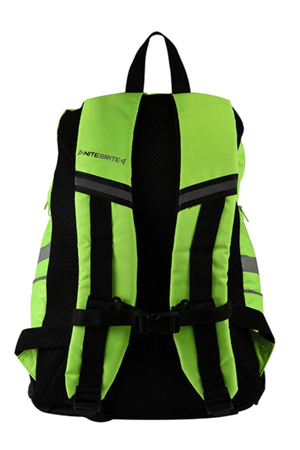 Waterproof Reflective 25L Backpack – Fluro Green, Outdoor, Multi-Pocket - Optimum
