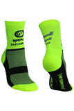 Nitebrite Cycling Socks Fluro Green - Optimum