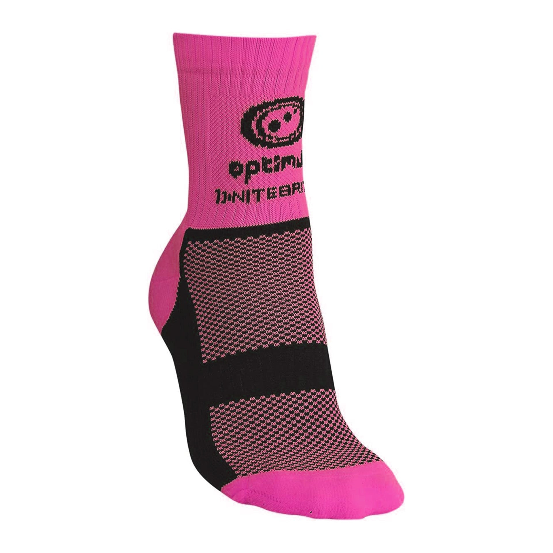 Nitebrite Cycling Socks Fluro Pink - Optimum