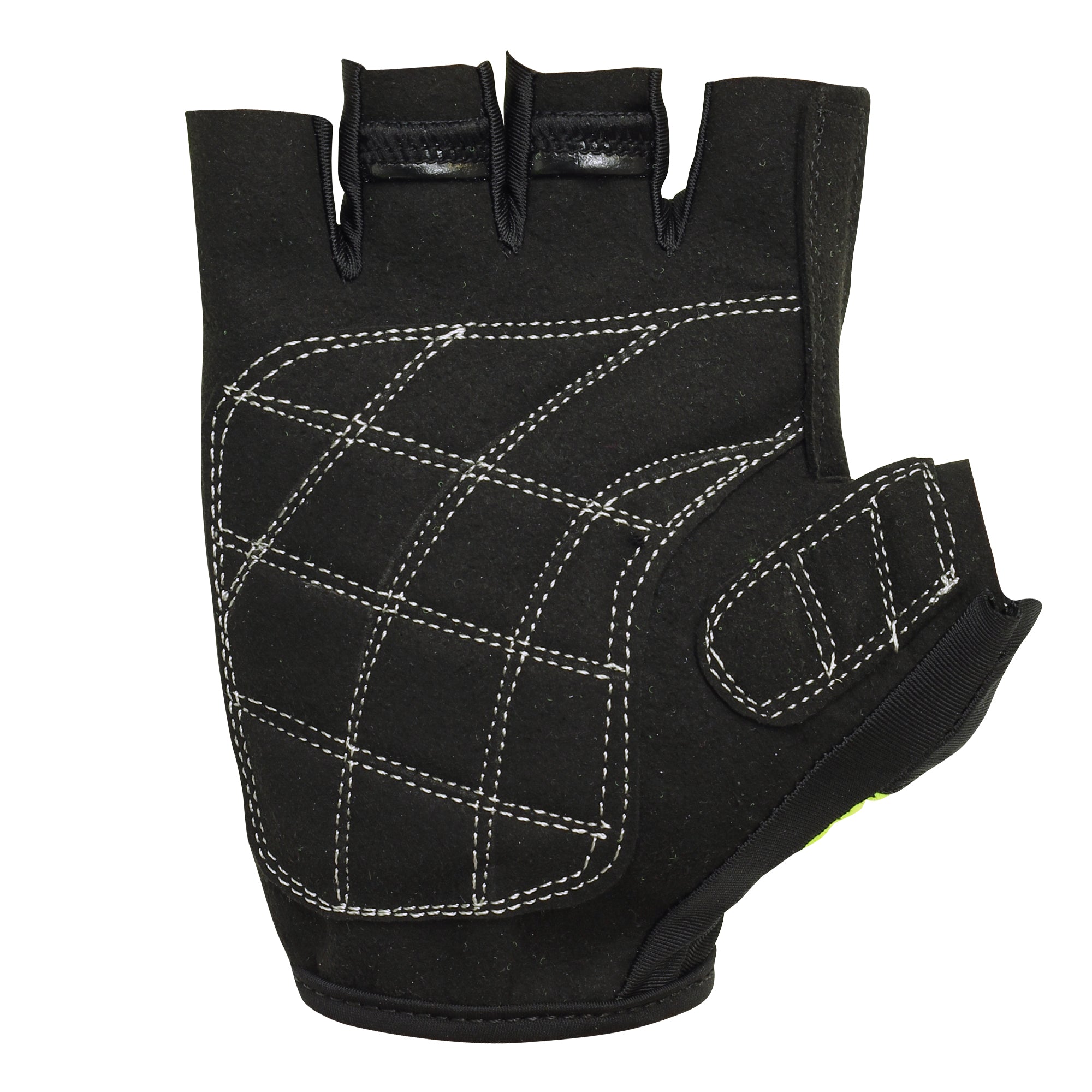 Nitebrite Half Finger Cycling Gloves - Optimum