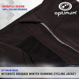 Nitebrite Roubaix Cycling Jacket Versatile Reflective Trim - Optimum