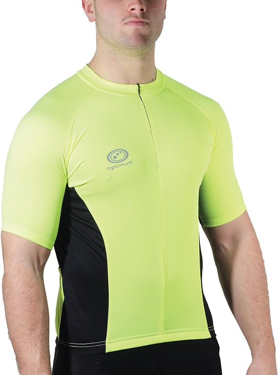 Nitebrite Short Sleeve Cycling Jersey - Optimum
