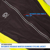 Nitebrite Soft Shell Cycling Jacket Polyester Reflective Print - Optimum