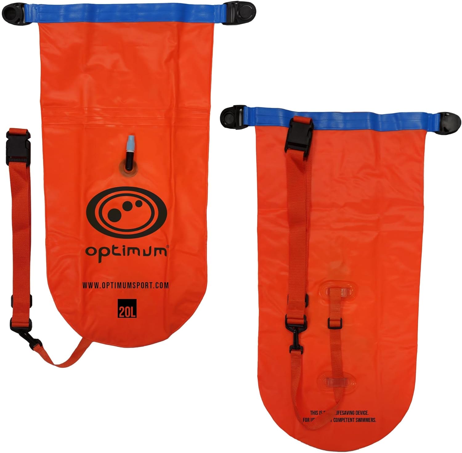 20L Waterproof Dry Bag – Tow Float for Open Water Swimming - Optimum