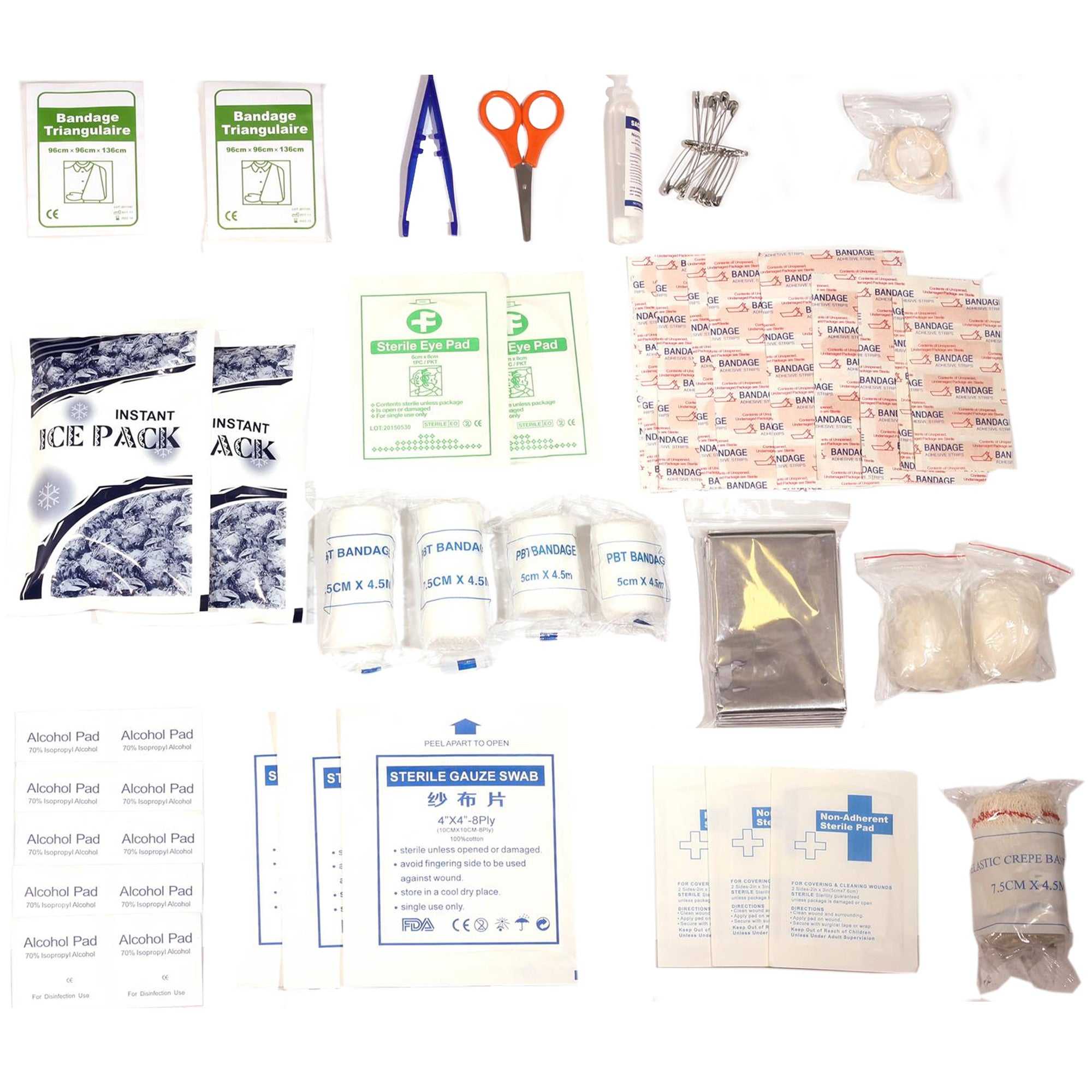 Optimum 90 Piece First Aid Kit Emergency Essentials - Optimum