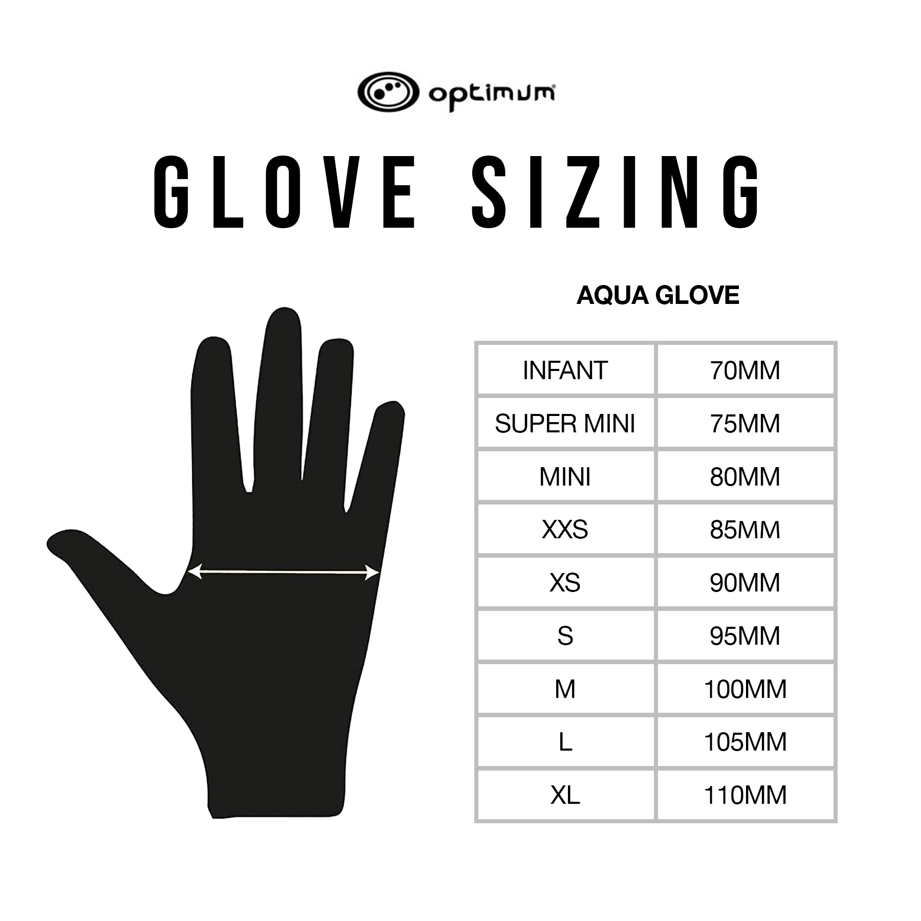 Optimum Aqua Waterproof Thermal Glove - Optimum