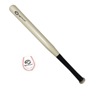 Baseball Bat and Ball Set – 28-Inch Wooden Bat & Ball - Optimum