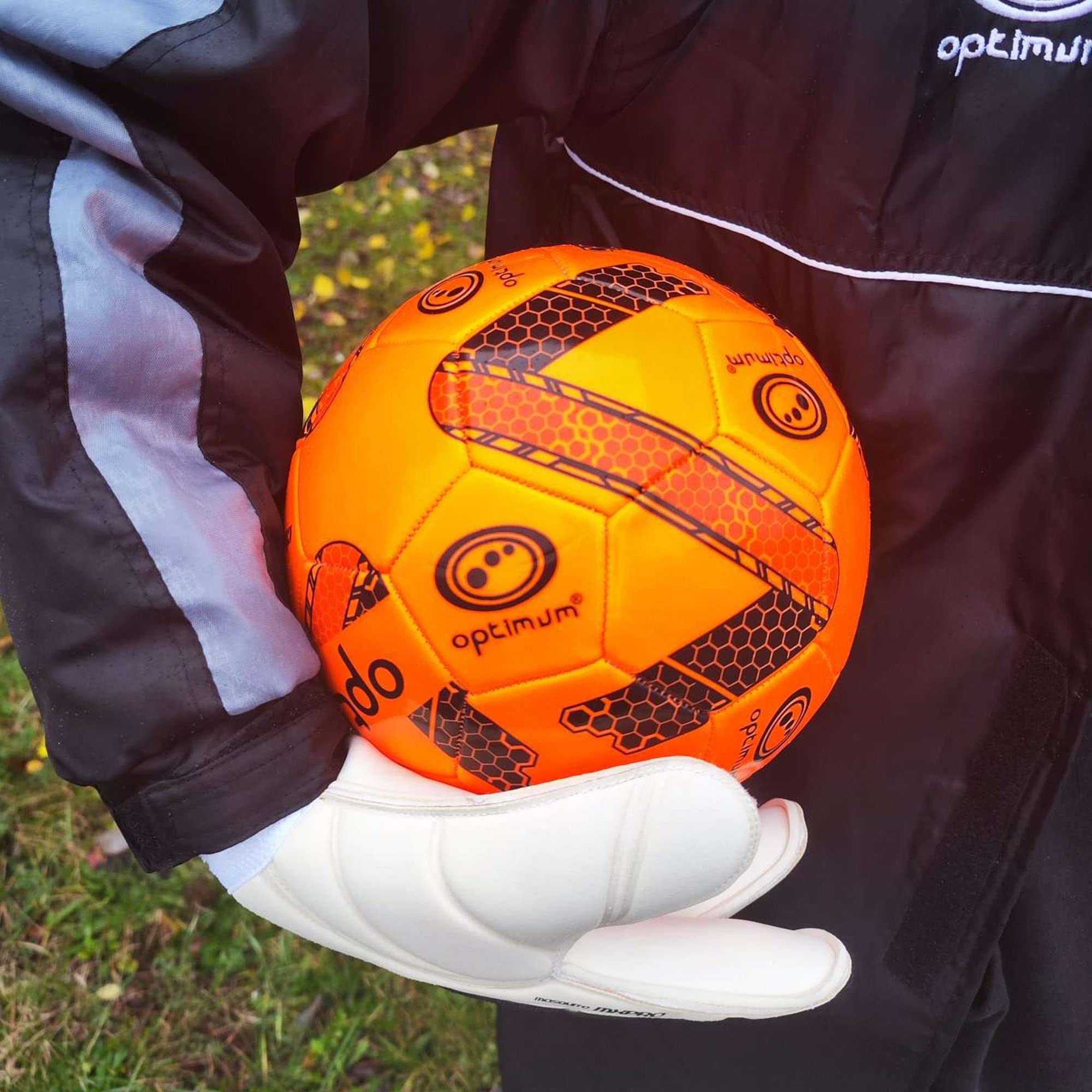 Optimum Classico Fluro Football - Orange / Yellow - Optimum