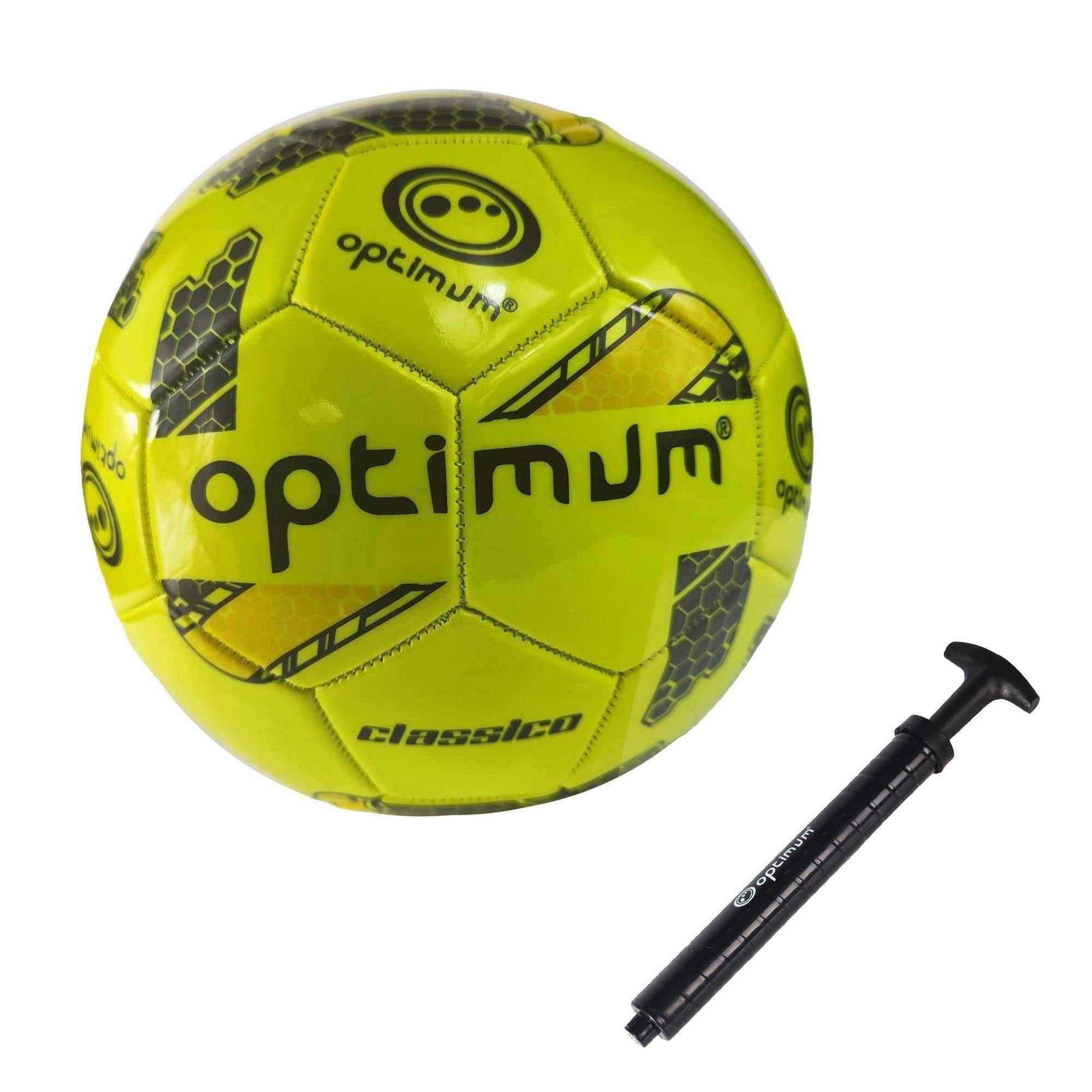 Optimum Classico Footballs with Pump - Optimum